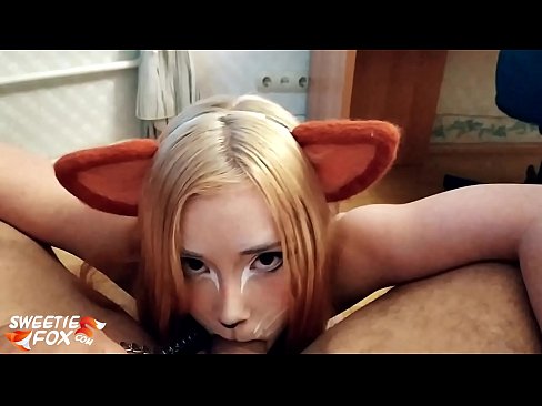 ❤️ Kitsune उसके मुंह में डिक और सह निगल ️ गुदा वीडियो हम पर ️❤